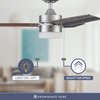 Prominence Home Reston, 42 in. Ceiling Fan with Light, Pewter 51478-40